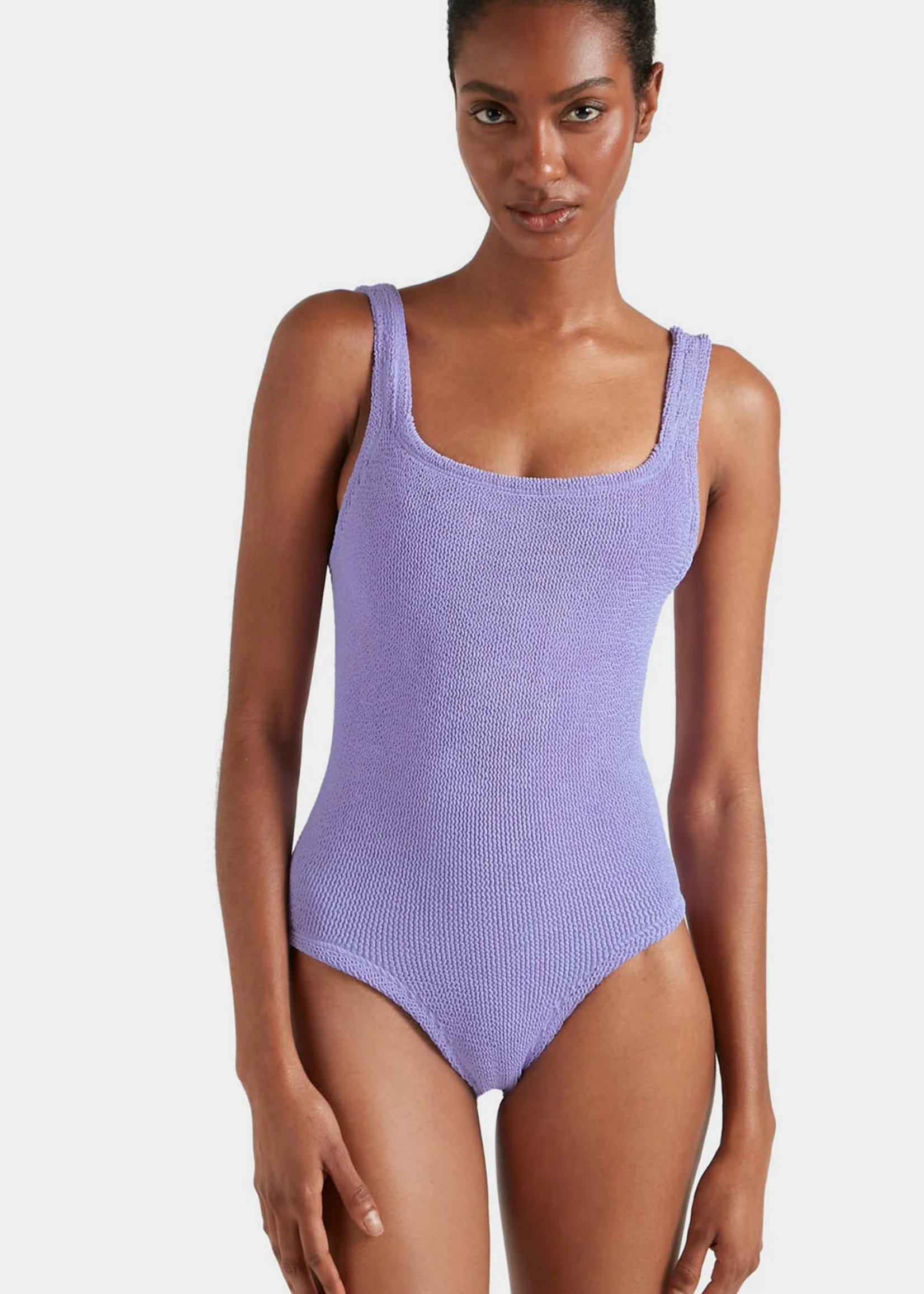 Hunza  G Hunza G Coverage Square One Piece Lilac O/S