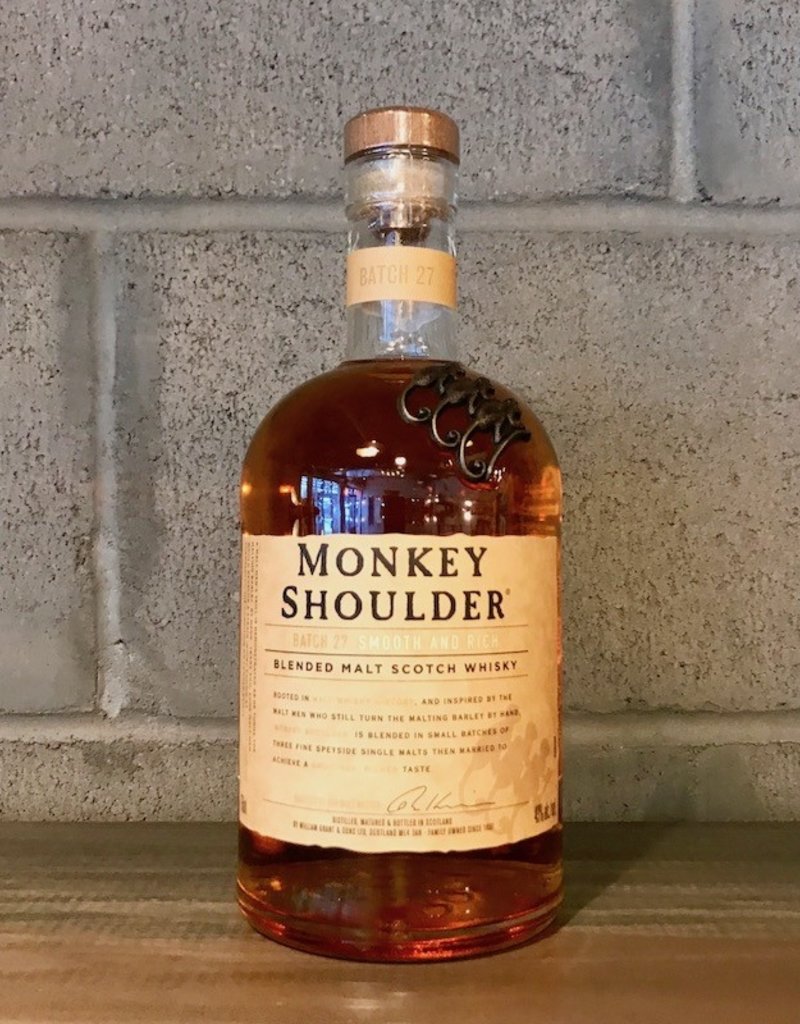 Monkey Shoulder, Blended Malt Scotch - 750mL - Navy Wine Merchants