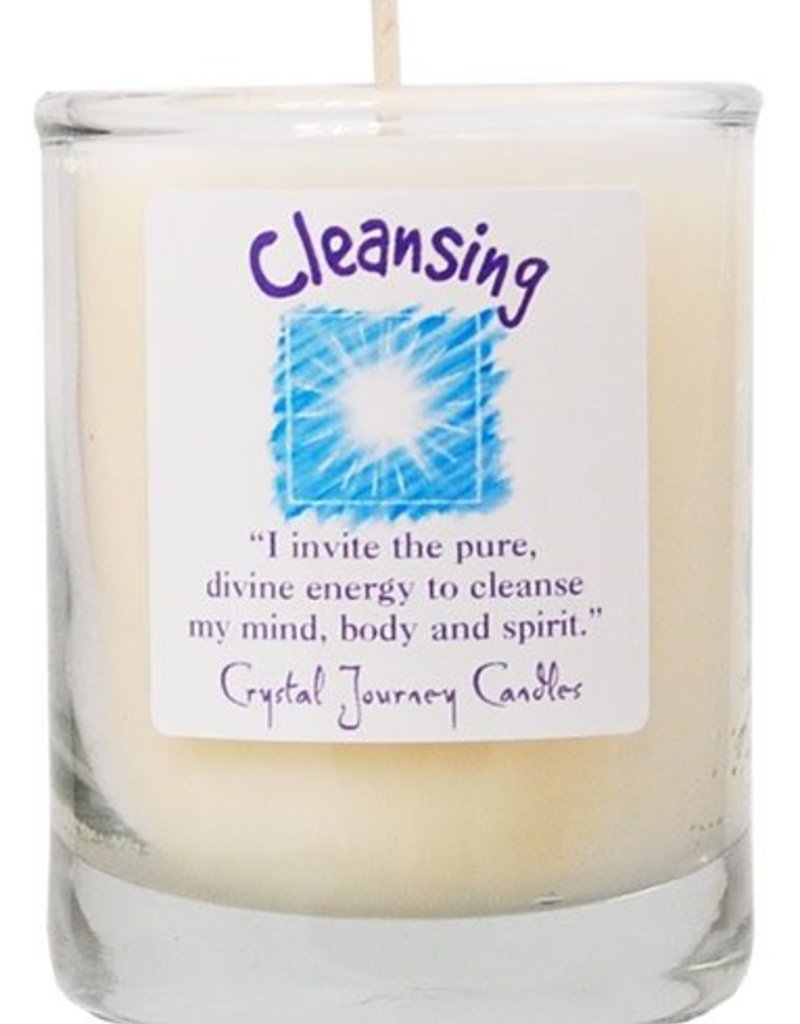 Herbal Magic Glass Votive- Cleansing
