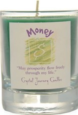 Herbal Magic Glass Votive- Money