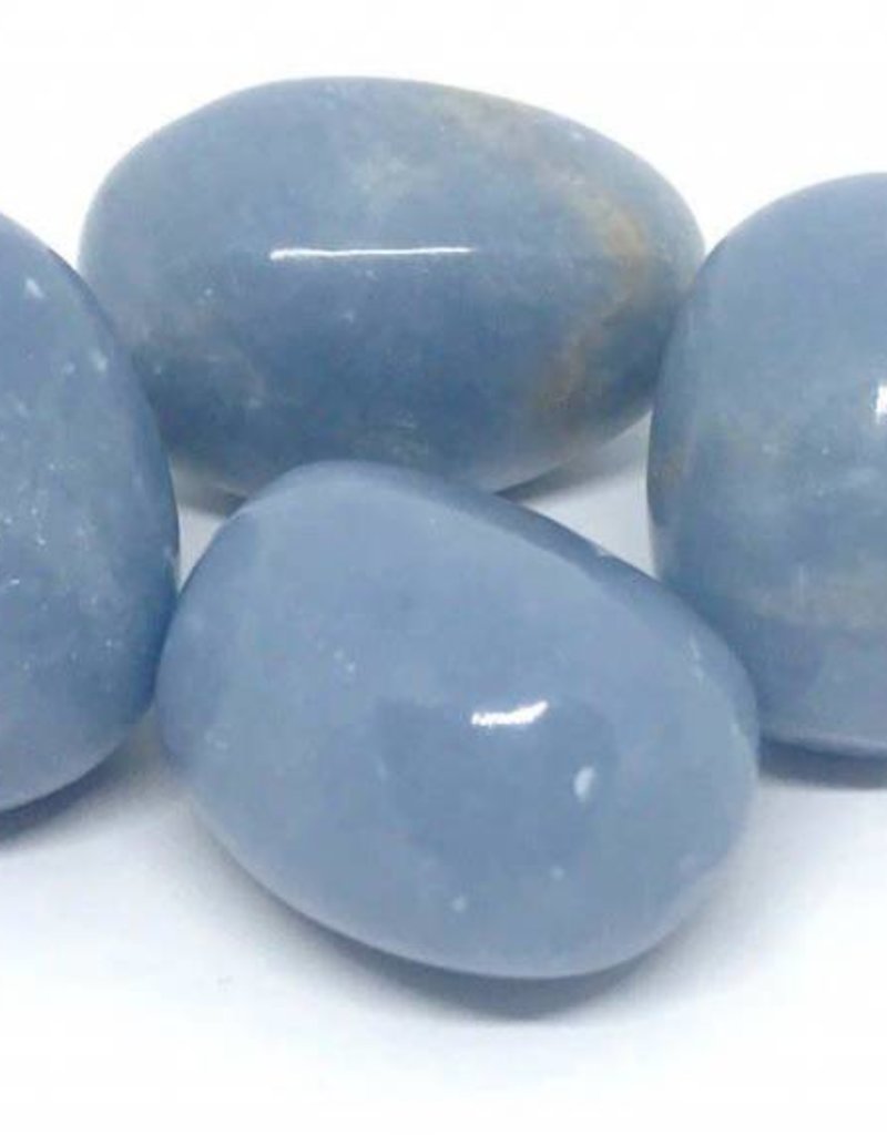 Angelite Palm Stone - Jumbo