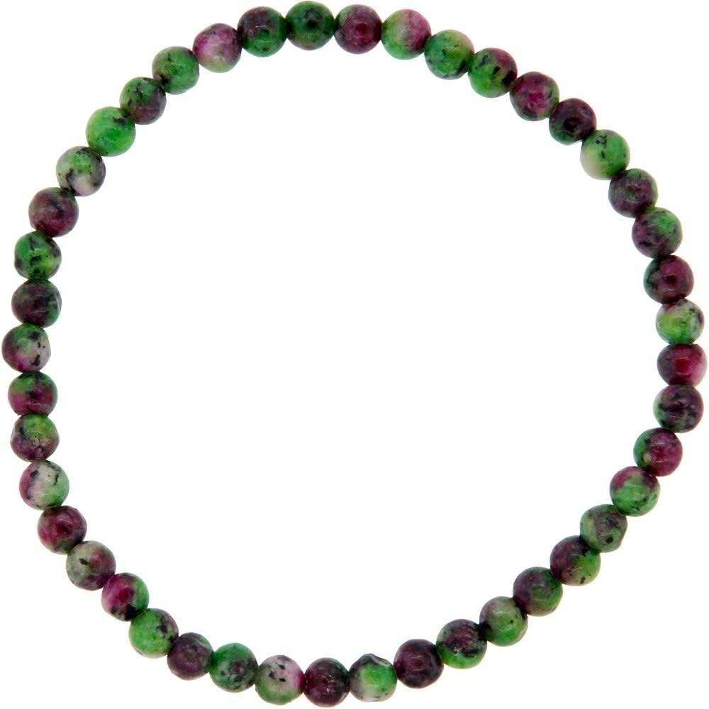 Bracelet Ruby Zoisite 4mm 98333 The Open Mind Store