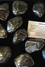 Hematite Palm Stone - Jumbo
