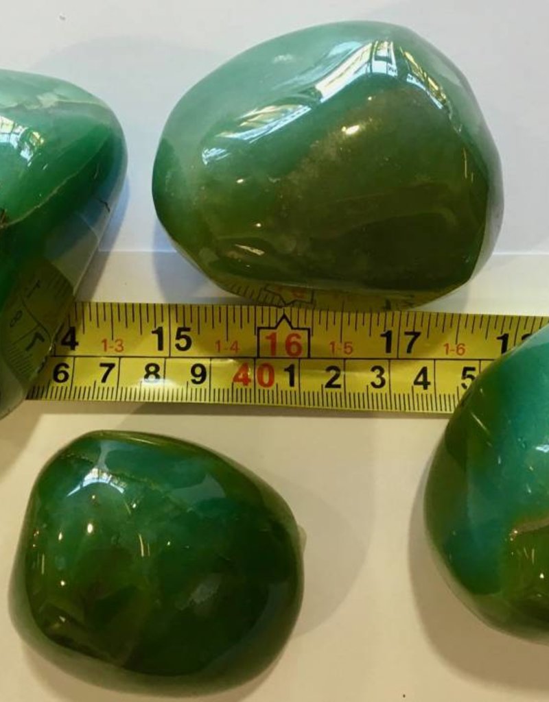 Green Aventurine Palm Stone - Jumbo