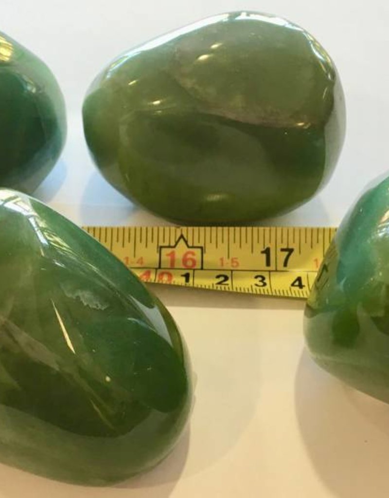 Green Aventurine Palm Stone - Jumbo
