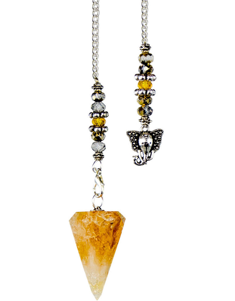 Pendulum - Citrine - Ganesha