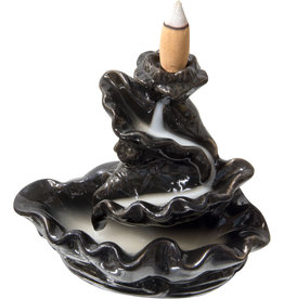 Incense Holder - Ceramic Backflow - Waterfall