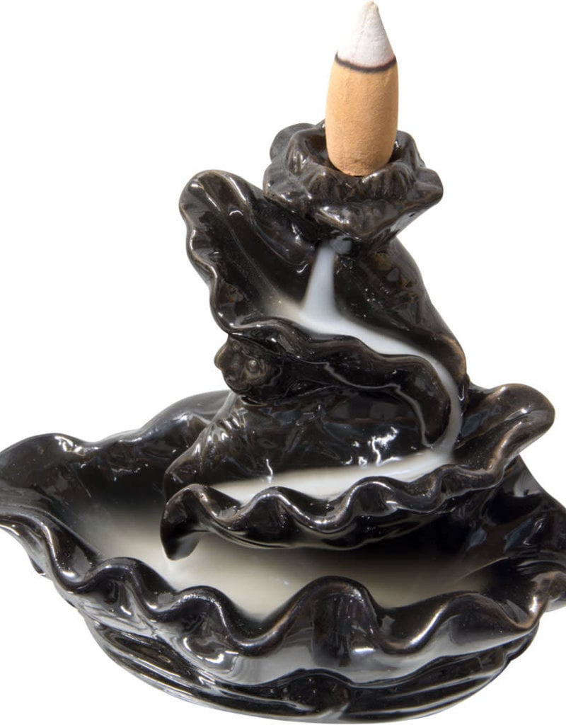Incense Holder - Ceramic Backflow - Waterfall