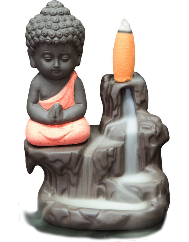 Incense Holder - Ceramic Backflow - Waterflow Buddha