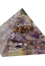 Orgone Pyramid - Amethyst - Crown Chakra