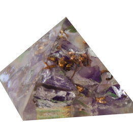 Orgone Pyramid - Amethyst - Crown Chakra