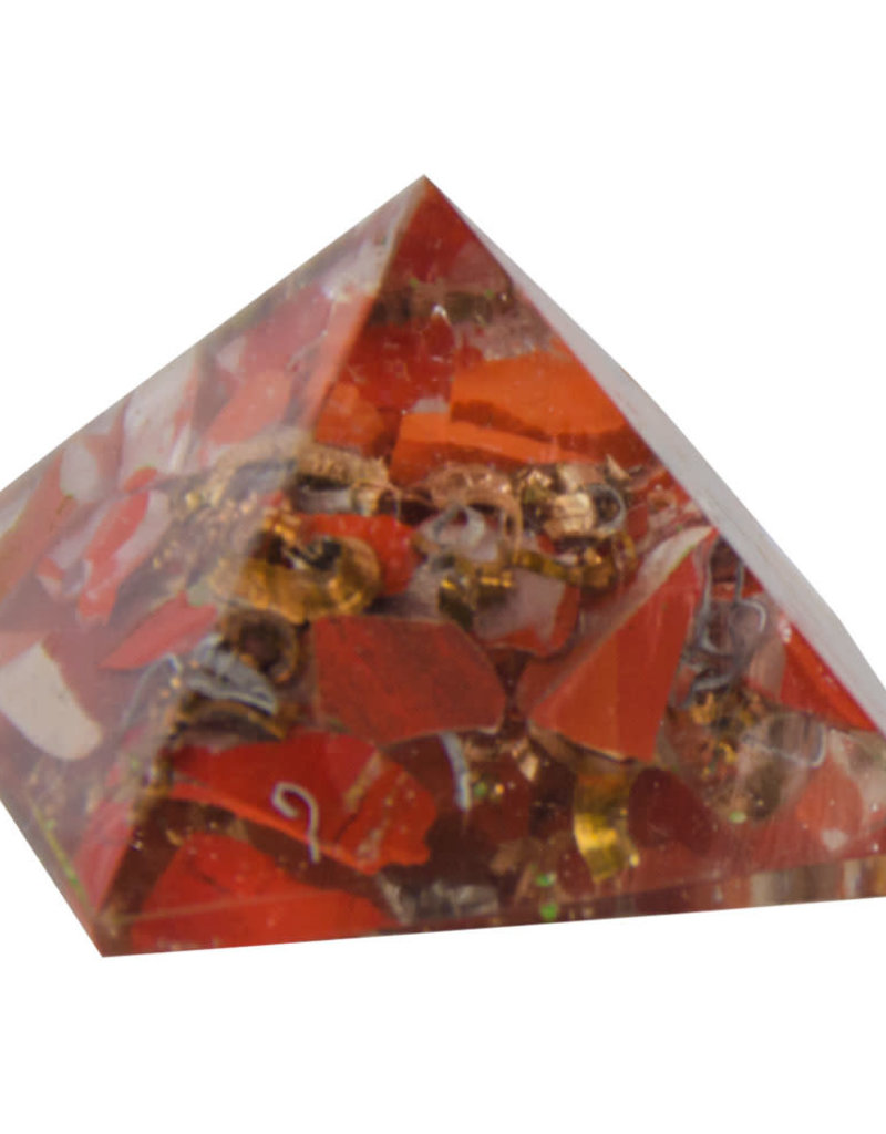 Orgone Pyramid - Jasper - Root Chakra