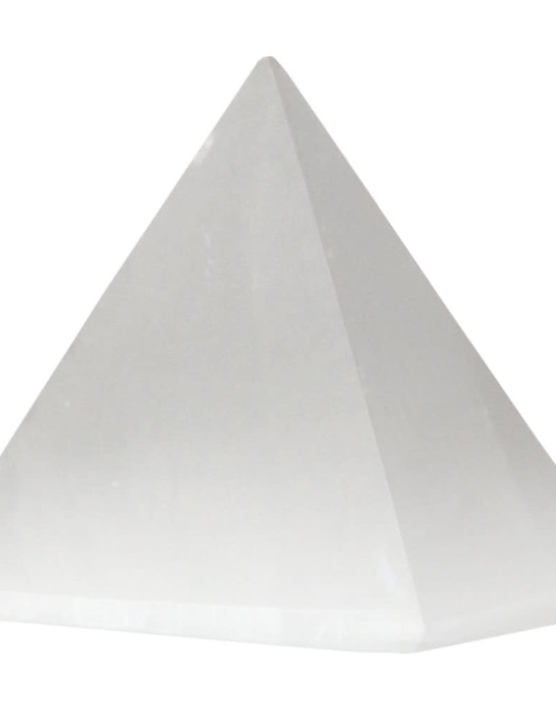 Selenite White Pyramid - 30-40mm