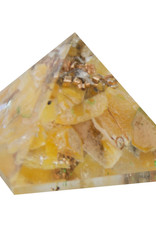 Orgone Pyramid - Yellow Aventurine for Solar Plexus Chakra