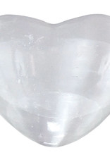 Selenite White Heart  - 1 inch