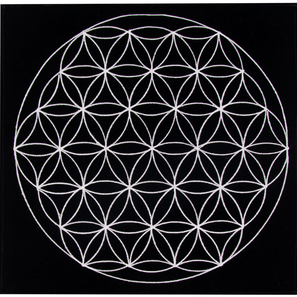 Crystal Grid - Flower of Life Cotton - 64403 - The Open Mind Store