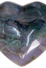 Moss Agate Heart