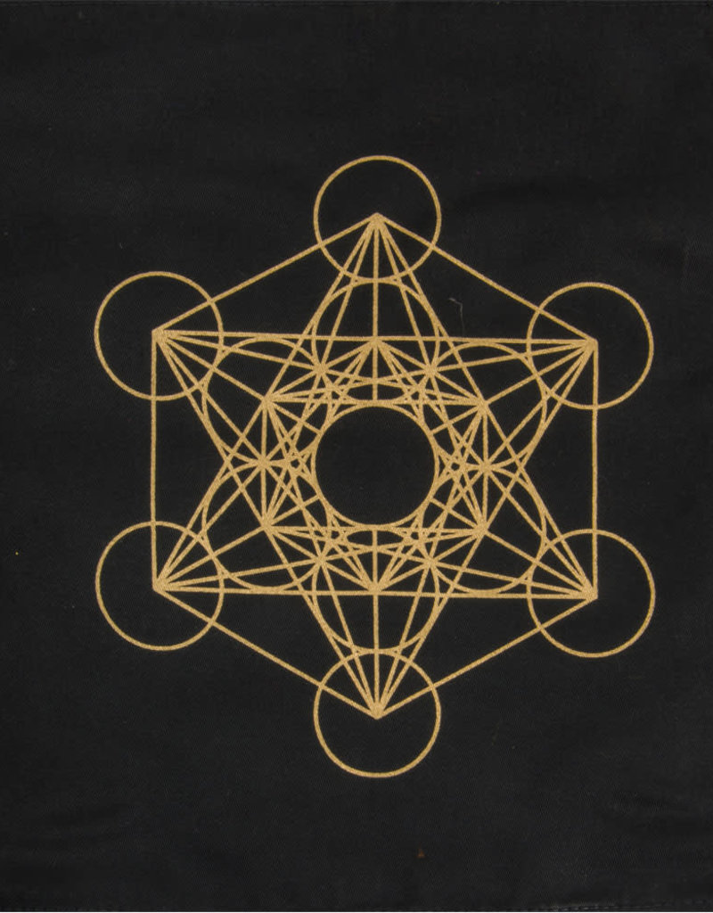 Crystal Grid - Metatron Printed Cotton