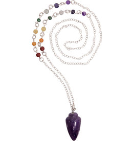 Pendulum - Amethyst Necklace