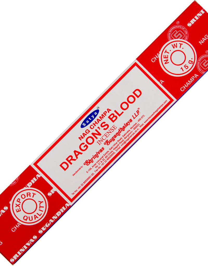 Incense Nag Champa Dragon S Blood 15 Gram The Open Mind Store