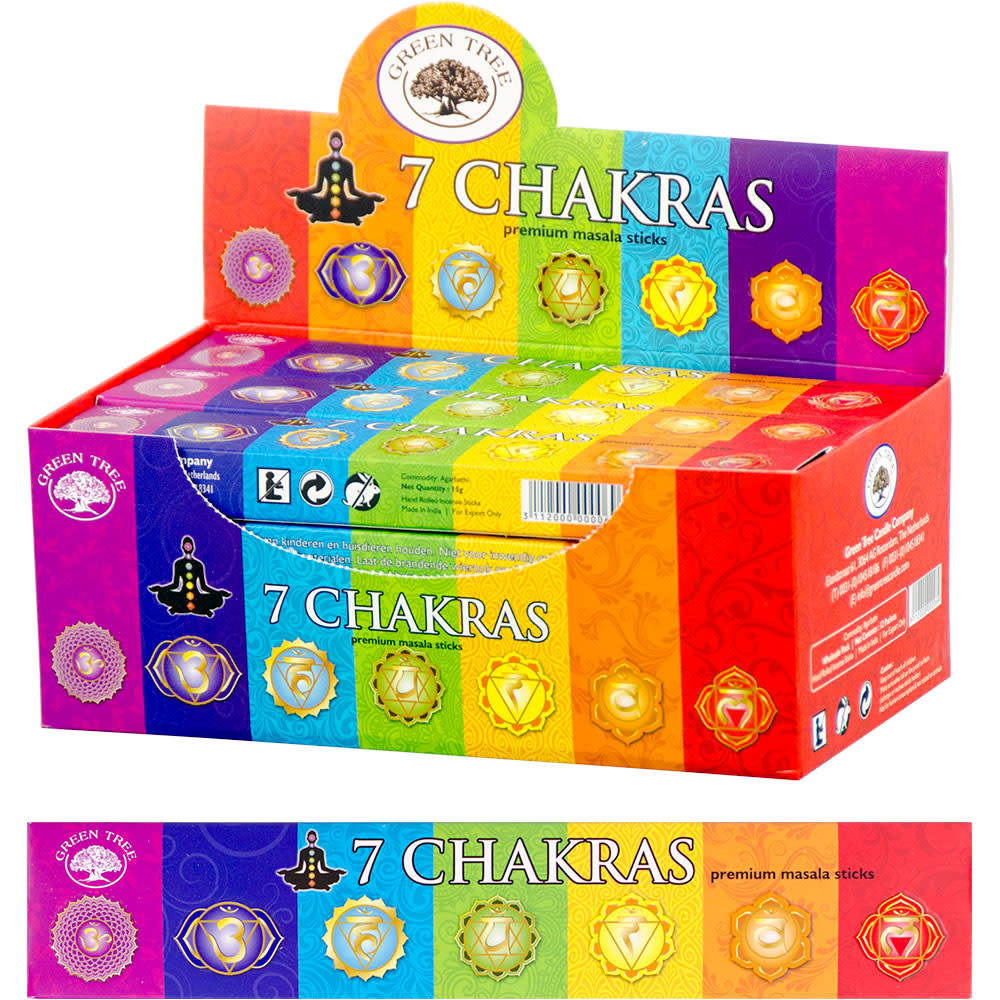 Seven Chakras Incense- 72643 Seven Chakras Incense- 72643