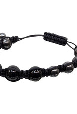 Bracelet - Magnetic Hematite and Black Onyx
