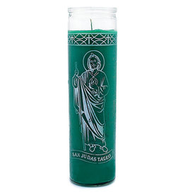 7 Day Candle - St. Jude Green - C8S-STJUDE
