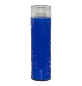 7 Day Candle - Plain Blue - C8P-BLU