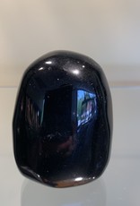 Black Obsidian Palm Stone - Jumbo