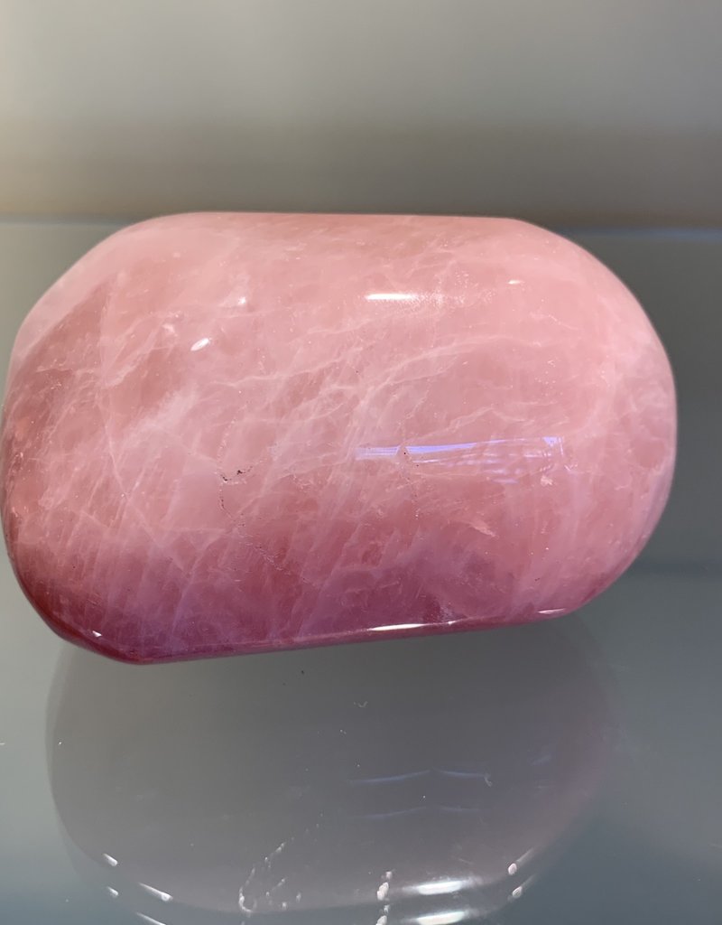 Rose Quartz Palm Stone - Jumbo