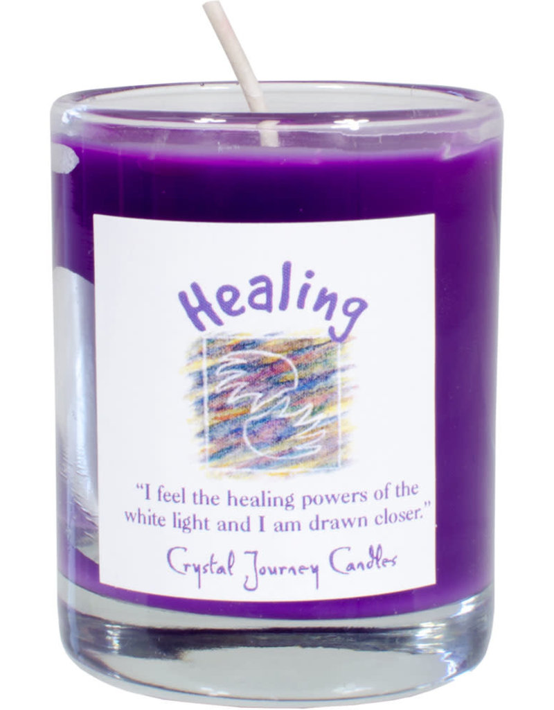 Healing Herbal Magic Glass Votive