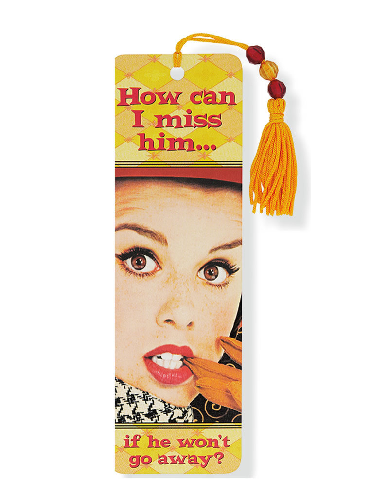 How Can I MIss Him? Beaded Bookmark