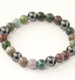 Bracelet - Miracles - Magnetic Hematite and Agates