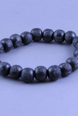Luckyness Karma Beads Bracelet - Black - 19