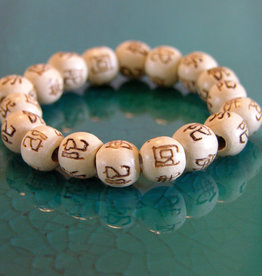 Luckyness Karma Beads Bracelet - Natural - 15