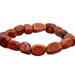 Bracelet - Goldstone Tumbled Stone