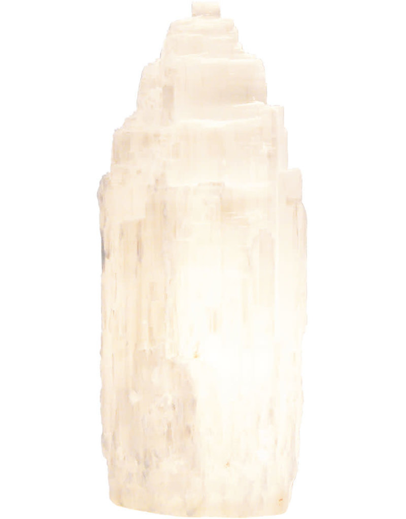 Gemstone Lamp - Small - White Selenite - 35802