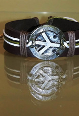 Bracelet - Peace Leather - B1173