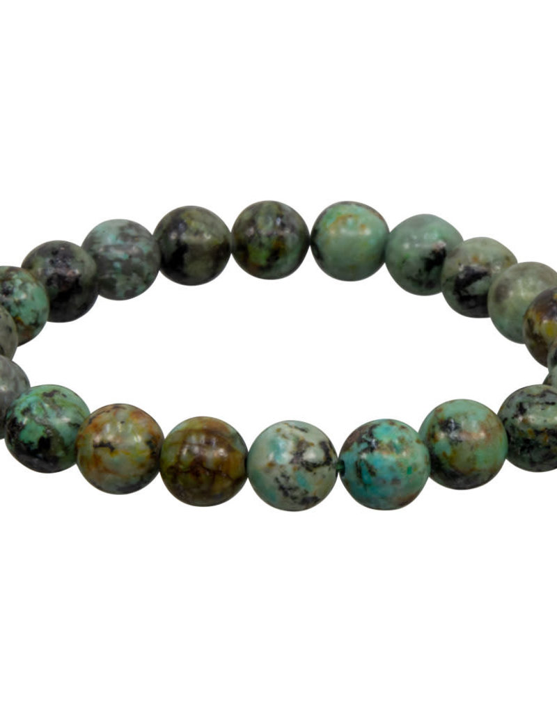 Bracelet - African Turquoise- 8mm - 98618