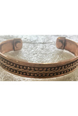 Bracelet - Copper - Tibetan Magnetic India Pattern