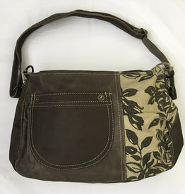 Bag - Floral Shoulder Bag - 38 x 26 x 12 cm - 55625