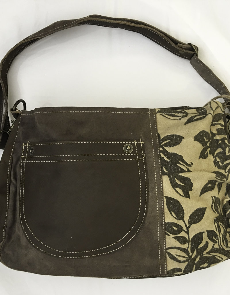 Bag - Floral Shoulder Bag - 38 x 26 x 12 cm - 55625