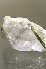 Green Tourmaline w/Lithium in Matrix