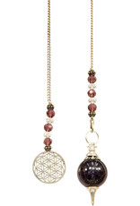 Sephoroton Amethyst Pendulum - Flower of Life