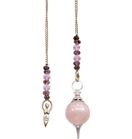 Pendulum - Sephoroton Rose Quartz - Goddess - 61351