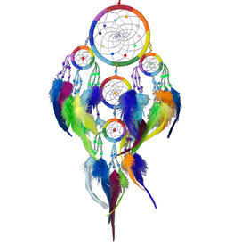 Beaded Chakra Rainbow Dream Catcher