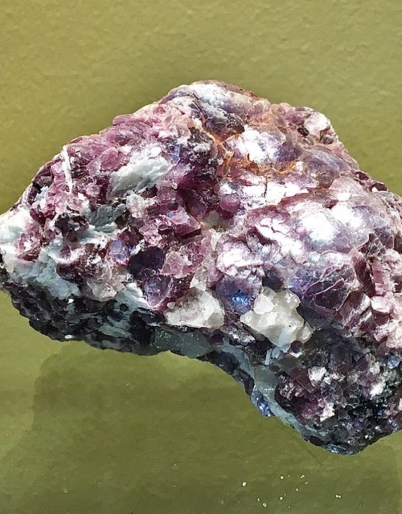 High Grade Bi-Color Bubble Lepidolite - large