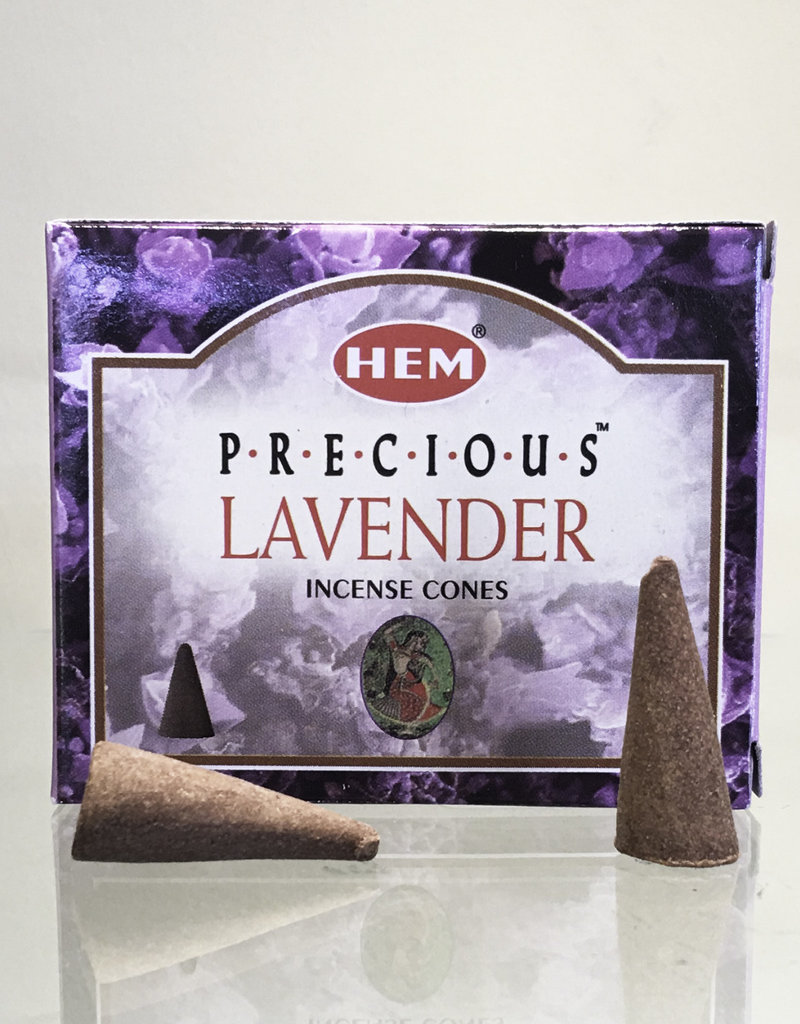 Incense - Hem Precious Lavender Cone - (73032) IHEM-CN-PRLA