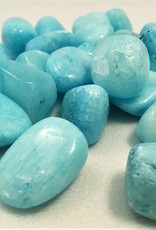 Blue Aragonite Tumble- TUMBARAM