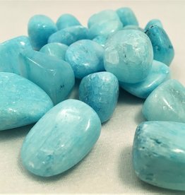 Blue Aragonite Tumble- TUMBARAM